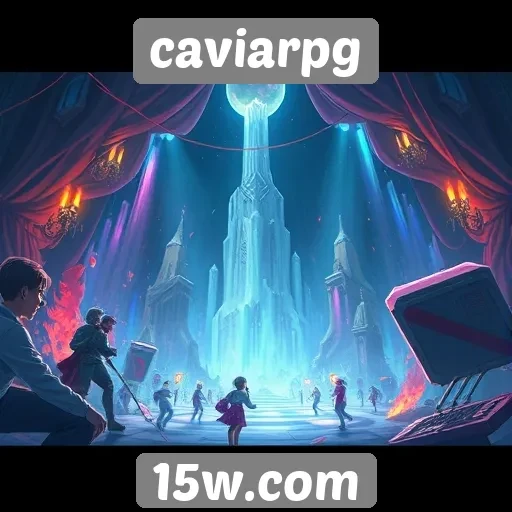 Explorando os gráficos e design do CaviarPG